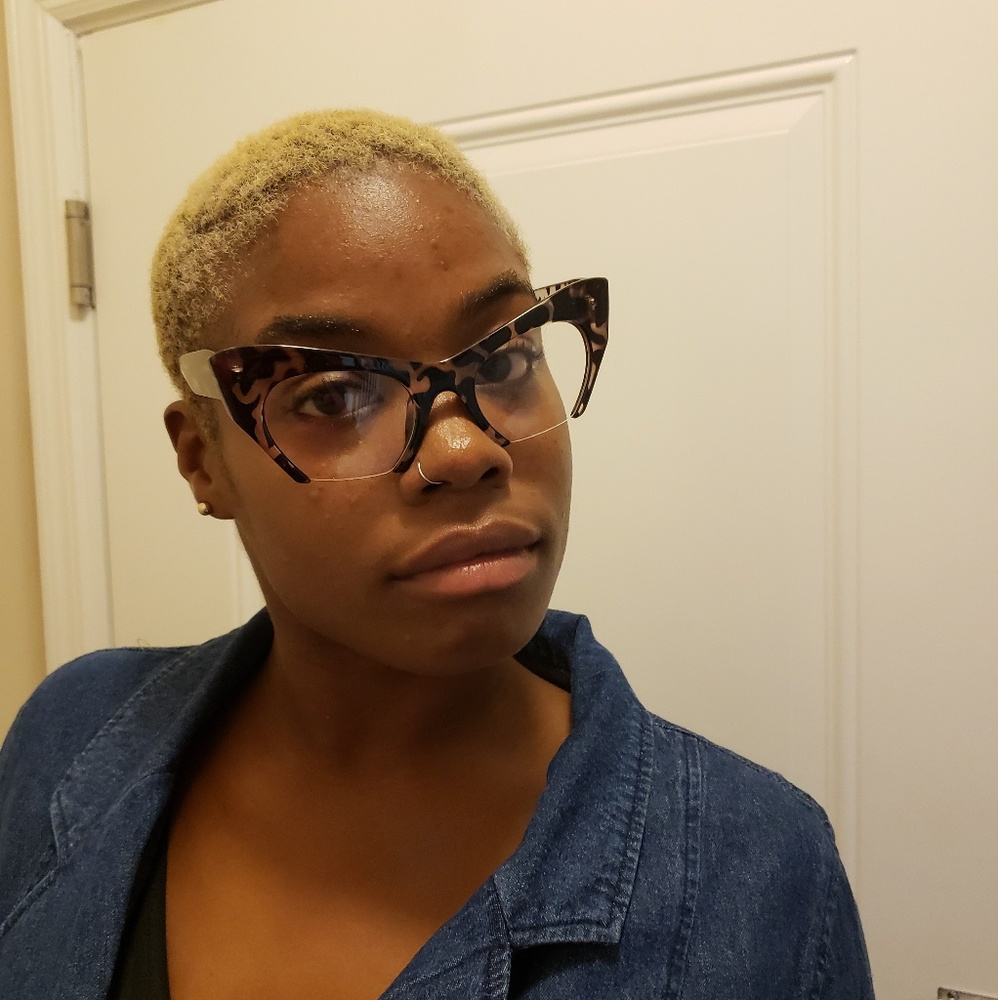 Leopard print glasses